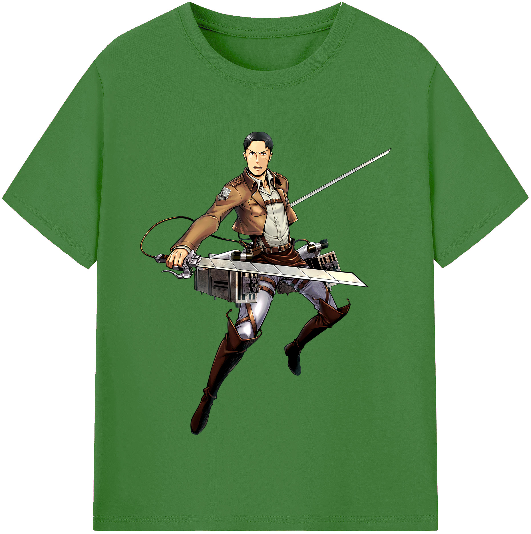 （画像用） 進撃の巨人 Attack on Titan レディースカジュアルプリントTシャツ（綿100％）
